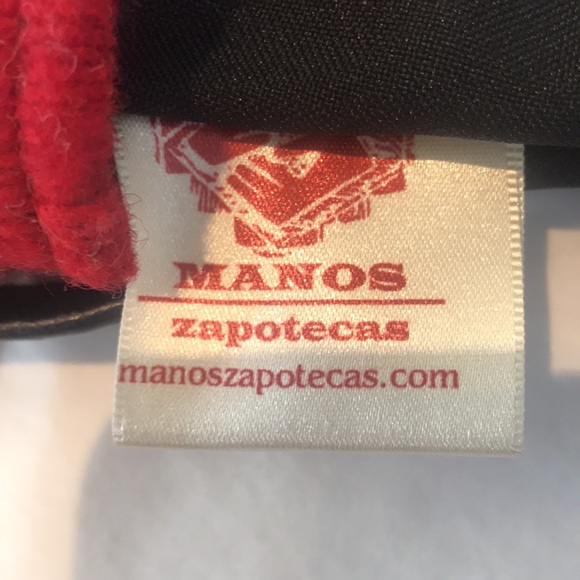 Red Mexican Blanket Purse - Picture 3 of 6